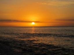 Coucher de soleil Boucan Canot 25/01/2012